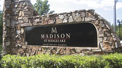Stone signs Alpharetta Georgia Stone Signs GA