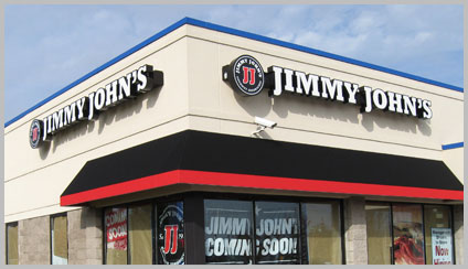 Commercial awnings for buildings in the Metro Atlanta Area Commercial awning