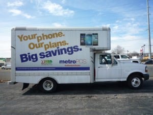 Vehicle with signage